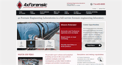 Desktop Screenshot of 4xforensic.com